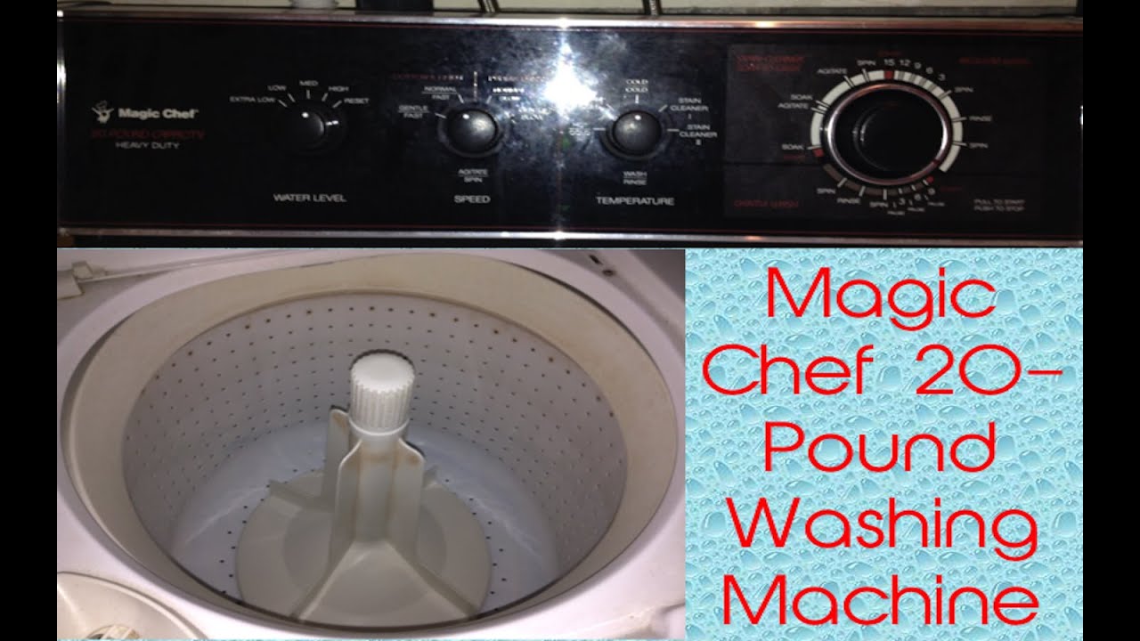 Magic Chef 20 Pound LB Washing Machine (Cuz... Why not...?)