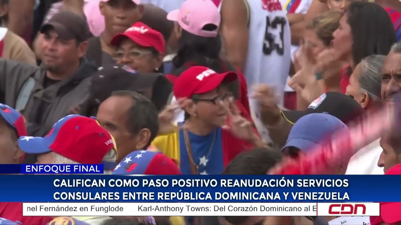 Califican como paso positivo reanudación servicios consulares entre República Dominicana y Venezuela