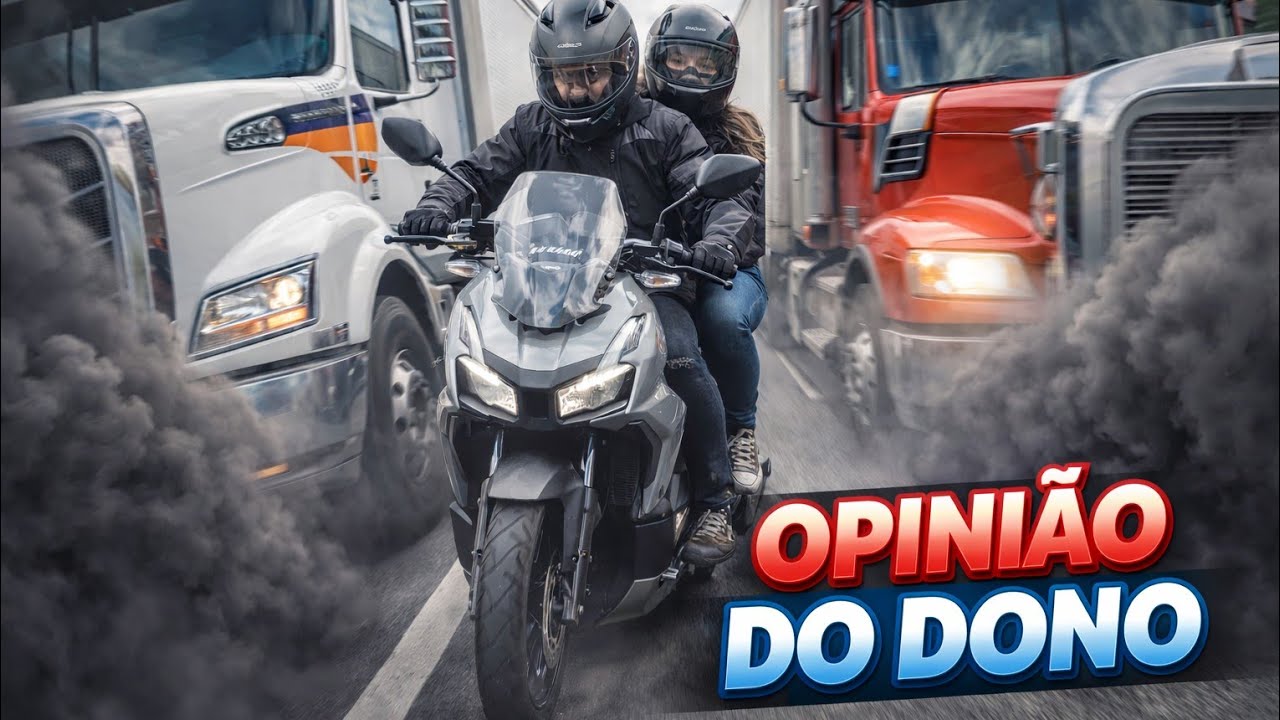Honda adv 160 2026 na rodovia com garupa 