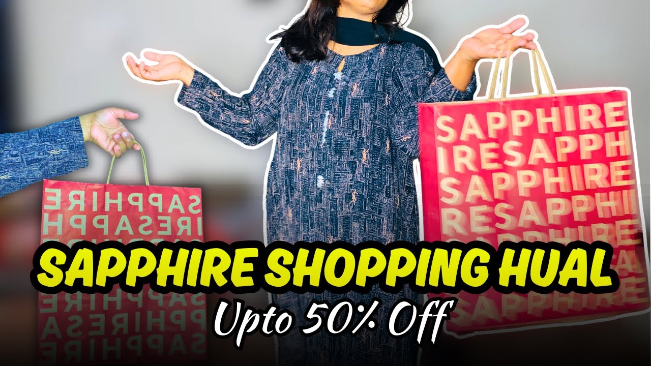 SAPPHIRE Shopping Haul 😍 | Up to 50% OFF  | My Winter Collection | Shopping Vlog | Honest Review