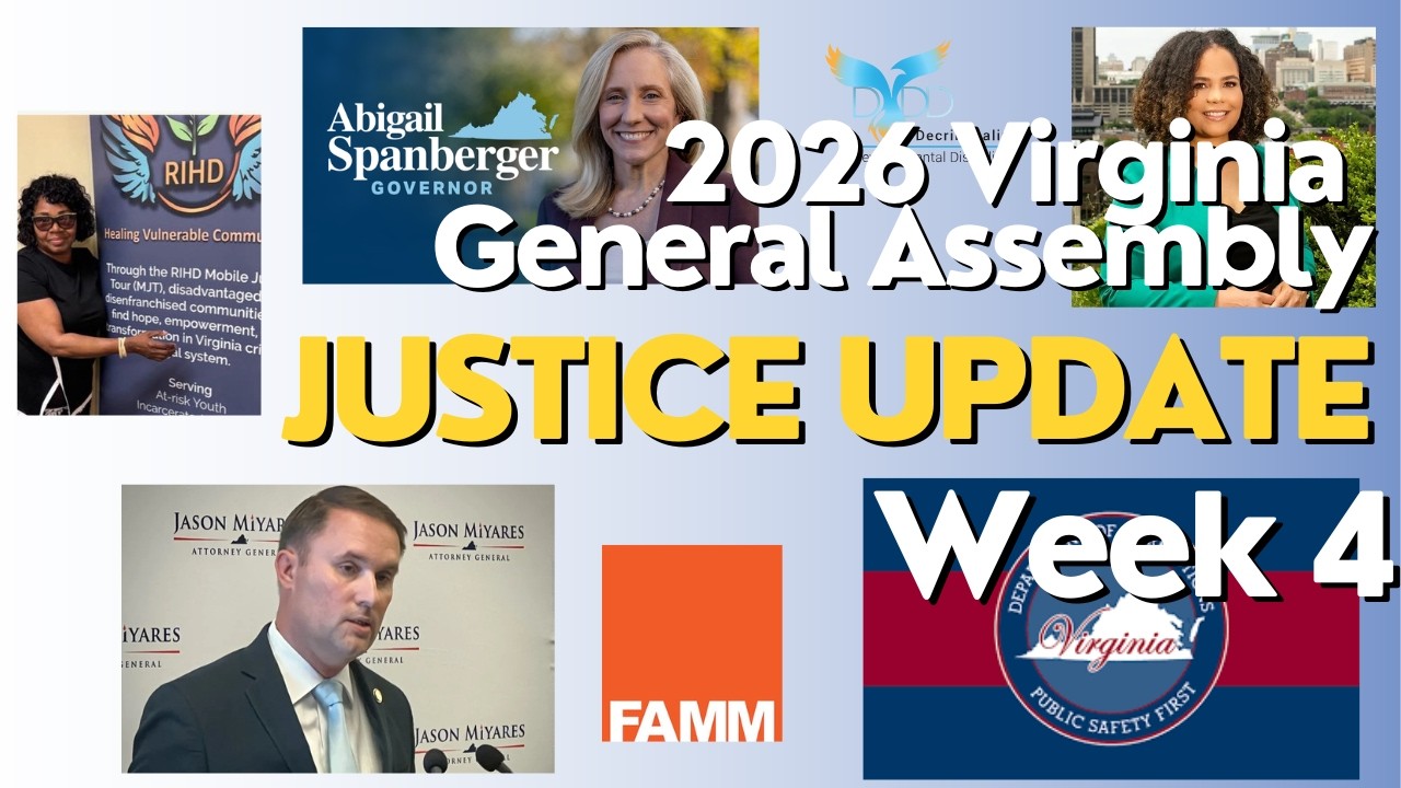 Virginia Justice Update 2026 GA Week 4 Update: Mandatory Minimums, Second Look, and the DOC Silence