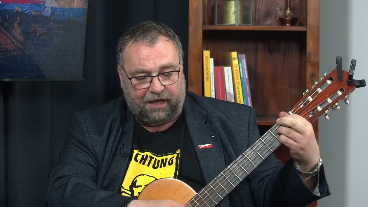 Śpiewa bard Paweł Piekarczyk (dainuoja bardas Pavel Pekarčik)