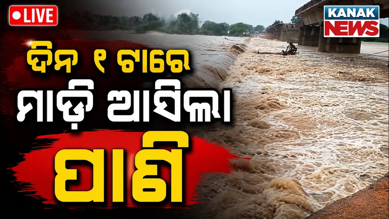 🔴ଦିନ ୧ଟାର ବଡ଼ ଖବର 1PM Breaking News | Flood Alert in Odisha | Weather Update | Heavy Rain Alert