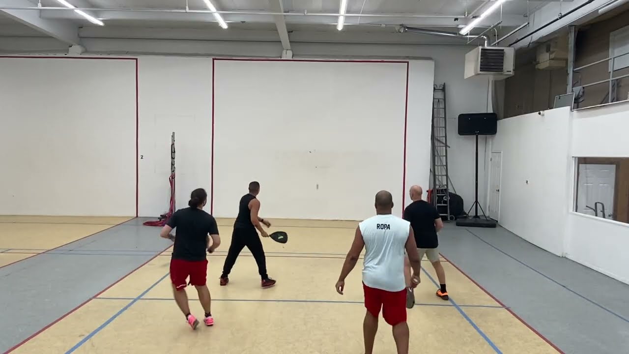 Paddleball- Mario & Paul vs Frankie & Steven 2.18.26
