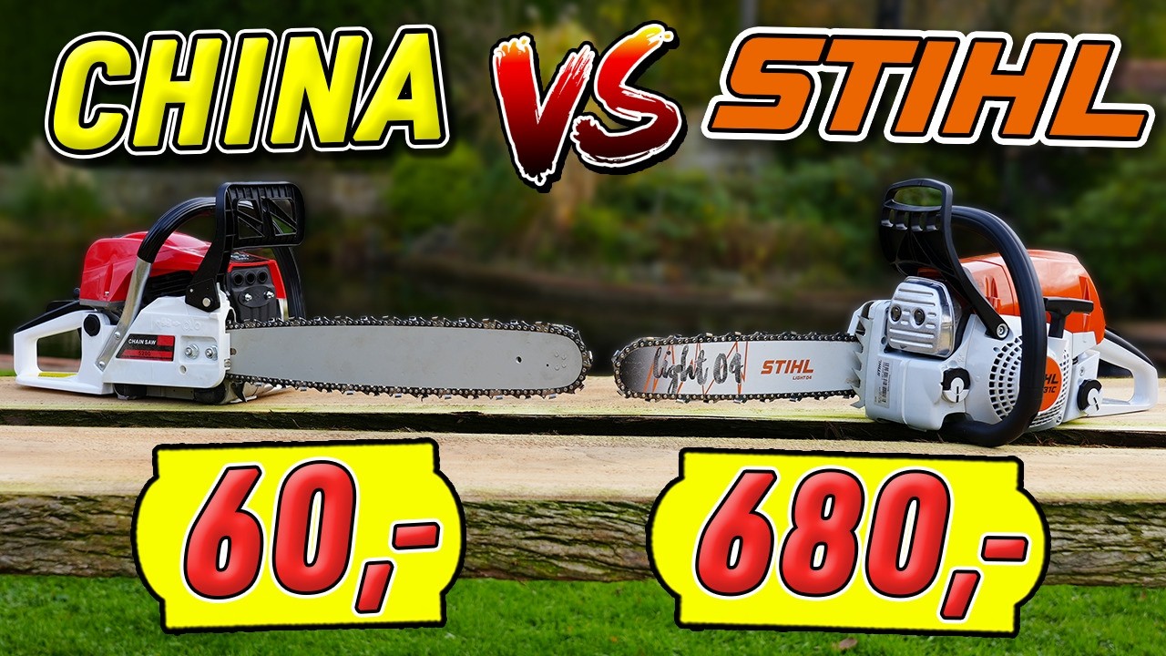 60&euro; CHINASCHROTT schl&auml;gt 600&euro; STIHL?