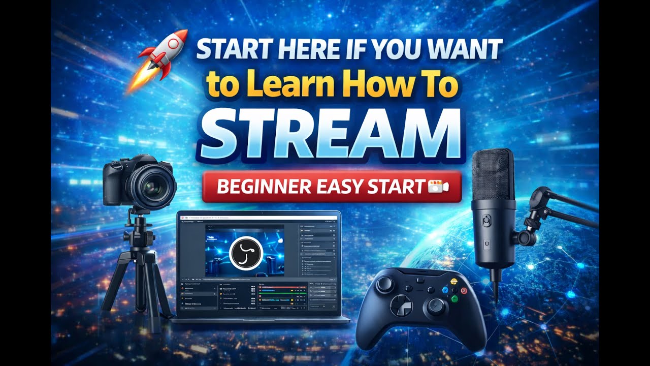 🚀 Start Here If You Want to Learn How To Stream (Beginner EASY START🎥)| AquaTechFantasy