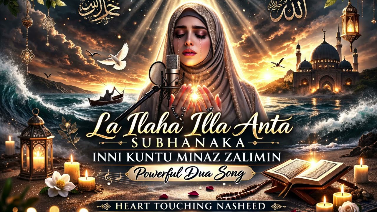 La Ilaha Illa Anta, Subhanaka, Inni Kuntu Minaz Zalimin | Powerful Dua of Prophet Yunus (AS)