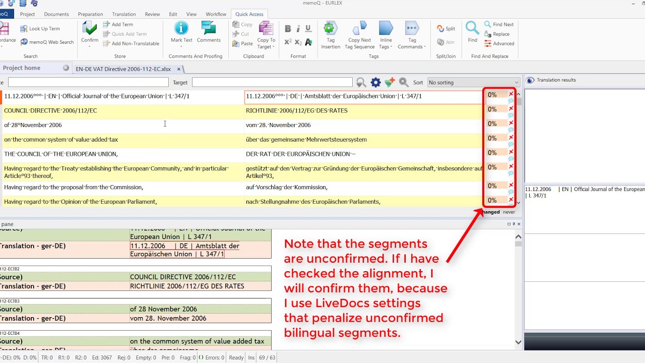 Importing Multilingual Excel or Text to LiveDocs