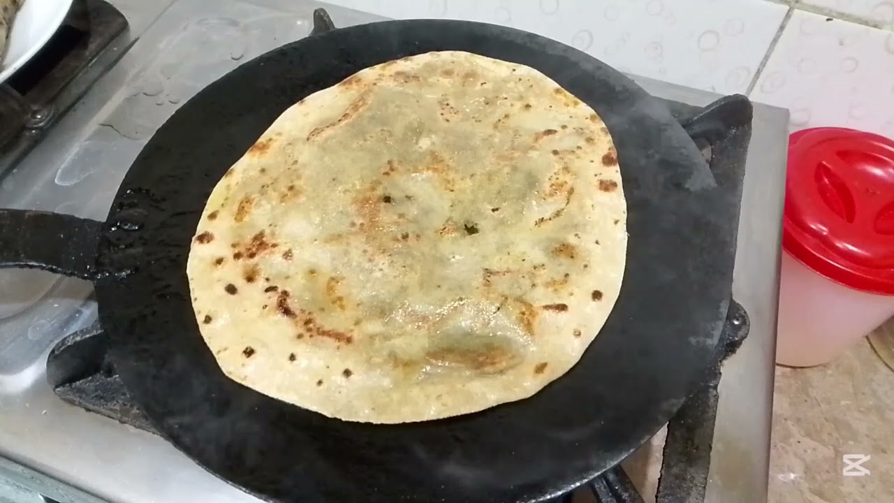 Sag Wala paratha 😋😋