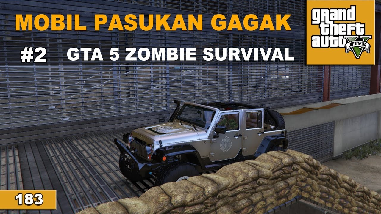 GTA 5 ZOMBIE SURVIVAL - BIKIN ROBOT ANTI PELURU #183
