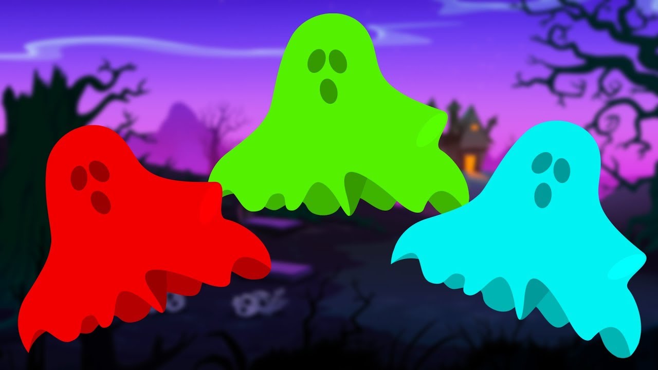 Scary Ghost Colors | Educational Video | Learn English