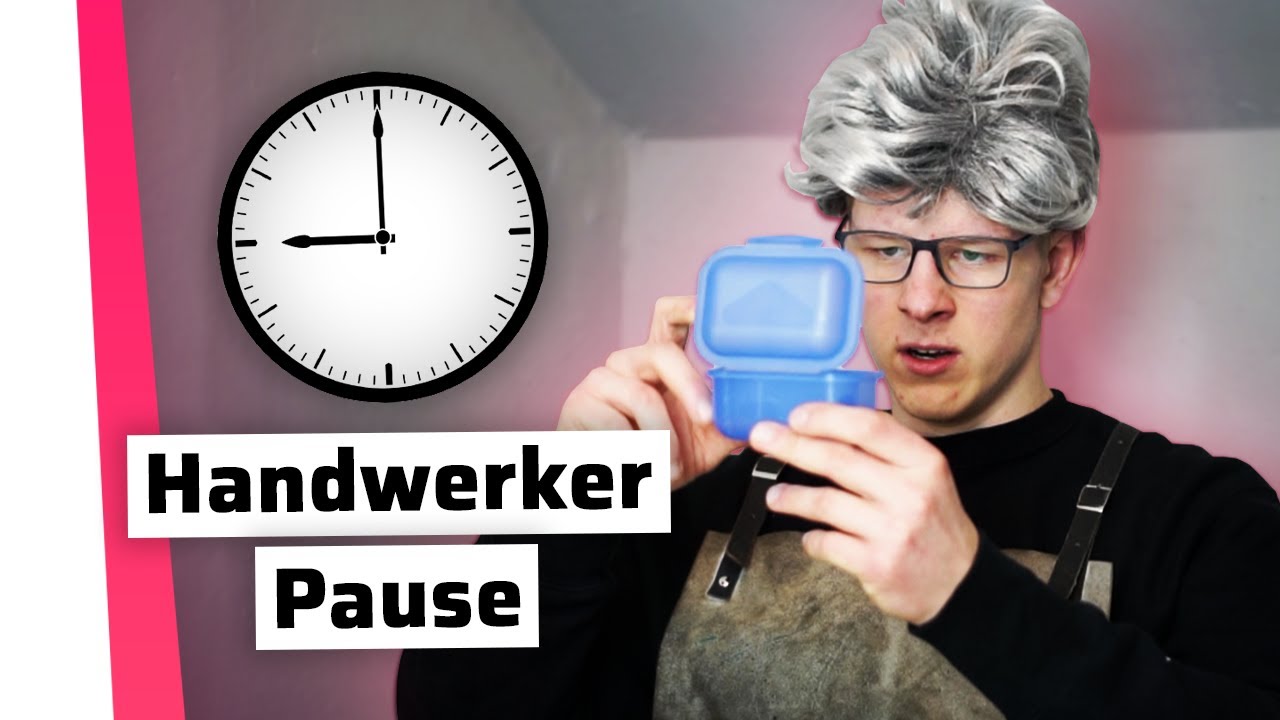 Wenn Handwerker Pause machen.