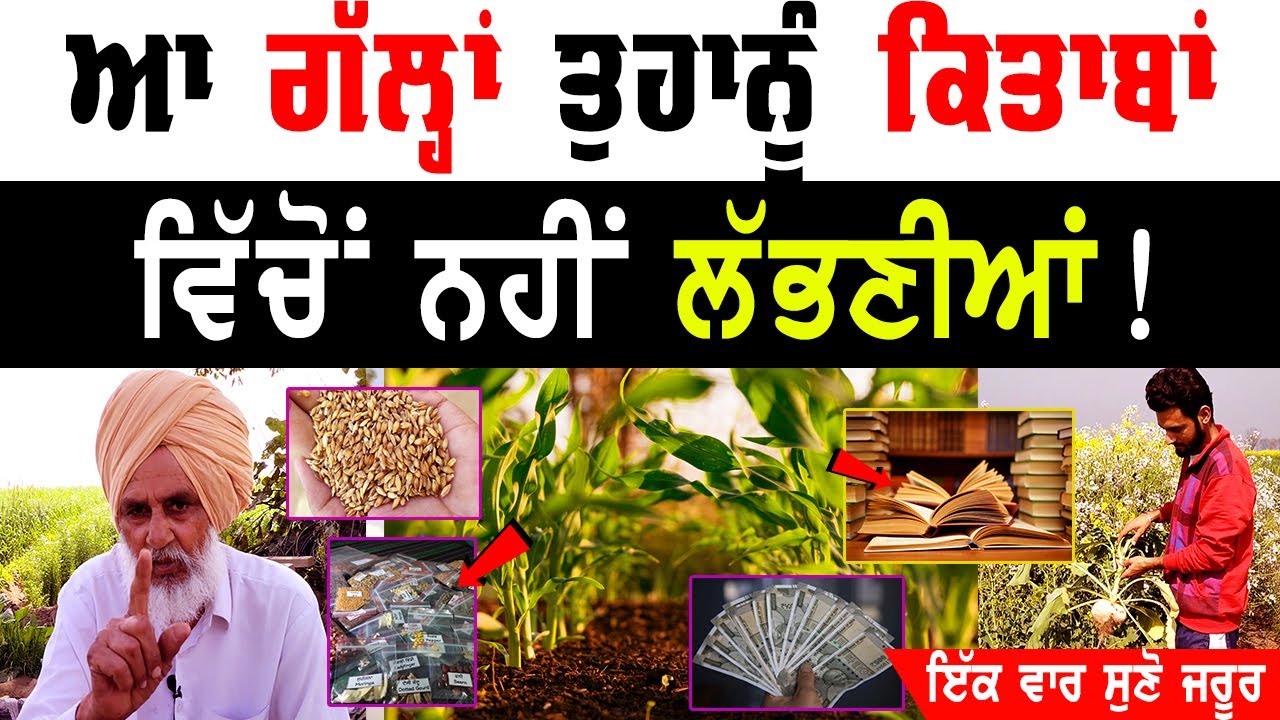 🔴ਆ ਵੀਡੀਉ ਤੁਹਾਡੀ ਜਿੰਦਗੀ ਬਦਲ ਦੇਏਗੀ..! | Organic Farming | Desi Seeds | Organic Kheti |Pehredar Punjab|