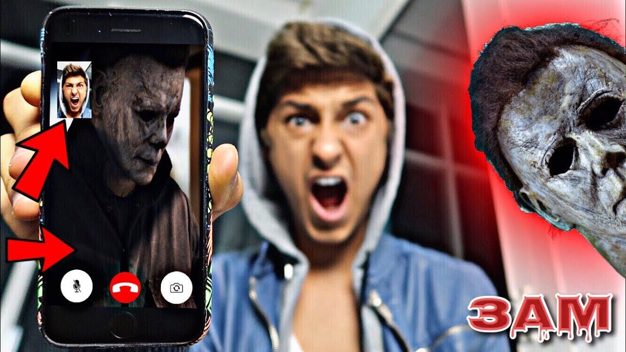 DO NOT FACETIME MICHAEL MYERS FROM HALLOWEEN MOVIE AT 3AM!! *OMG HE ACTUALLY CAME TO MY HOUSE*