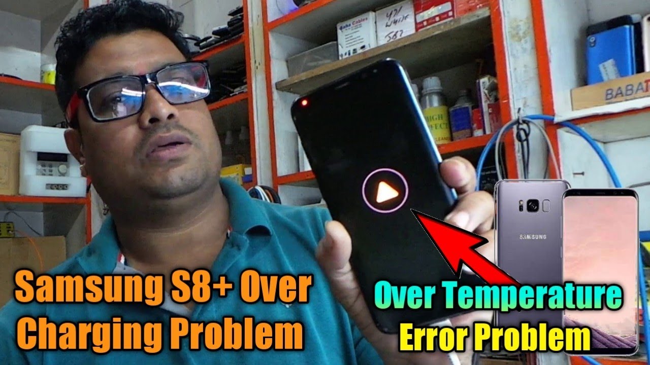 Samsung S8 Plus Charging Problem Over Temperature 🌡️ Error 😬 Solution explain with Schematic Diagram