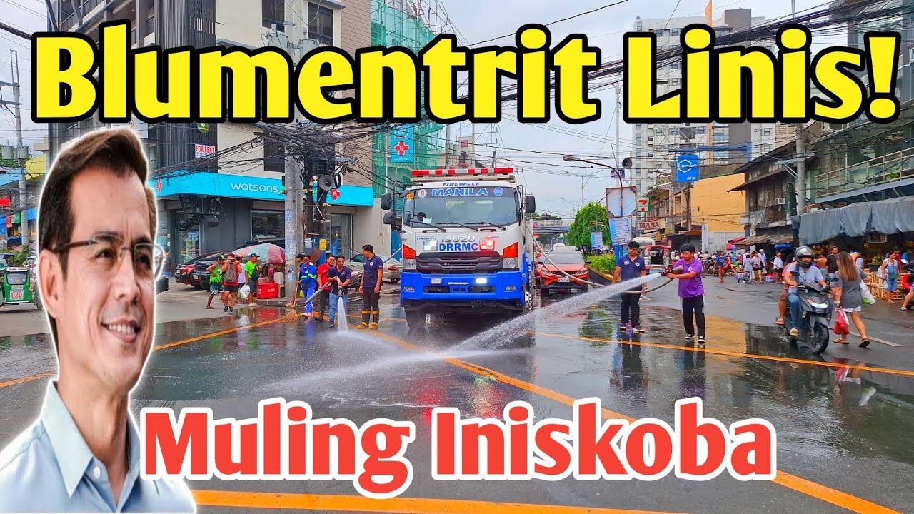 Blumentrit Muling Iniskoba  9 August 2025  Yorme Isko Moreno  |  MDRRMO Flushing Operation 
