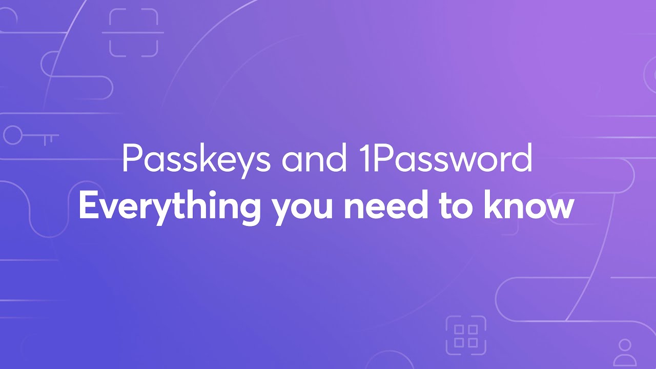 Passkeys are coming to 1Password