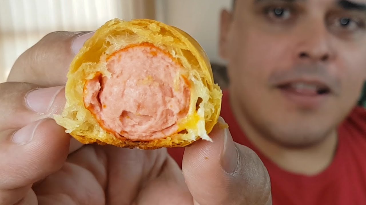 BARATO E FÁCIL DE FAZER - Enroladinho de Salsicha, Queijo e Massa Folhada - Até Eu Faço!