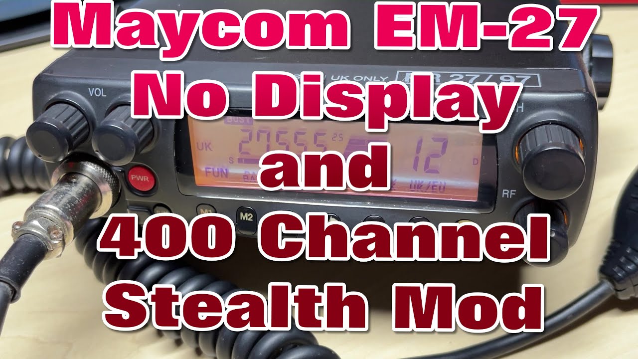 EP 066 - Maycom EM-27 - CB Radio - No display - can i fix it ?