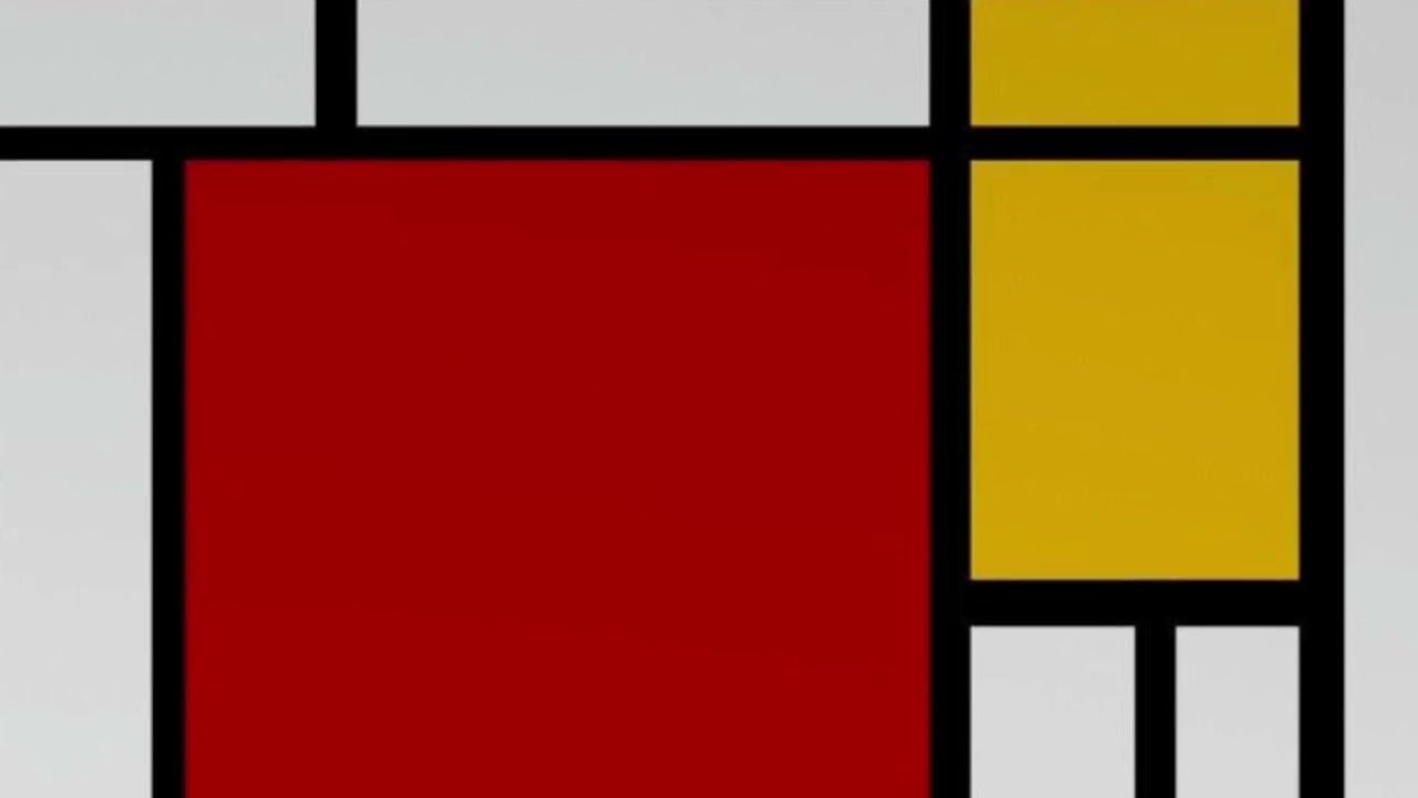 Kırmızı, Sarı ve Mavi Kompozisyon &ndash; Piet Mondrian (resim okuma)