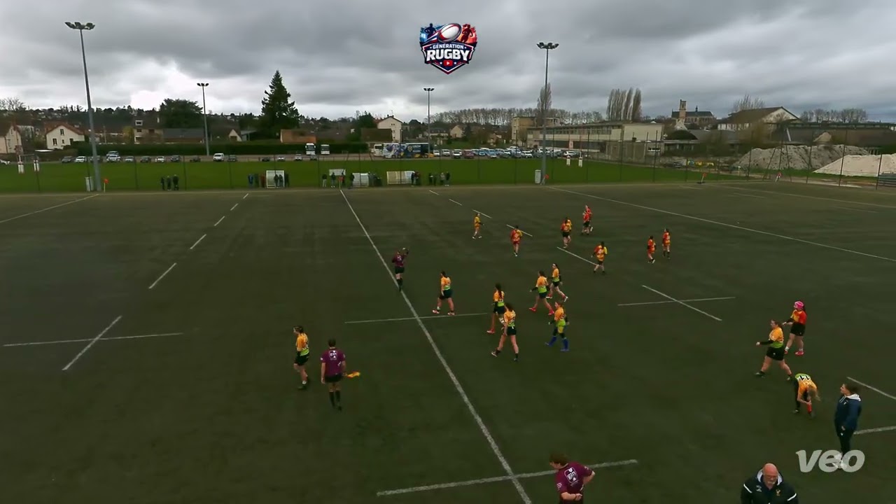 Match Rugby M15 Féminine TNN Côte d’Or/Yonne vs Nièvre génération 2011/2012/2013