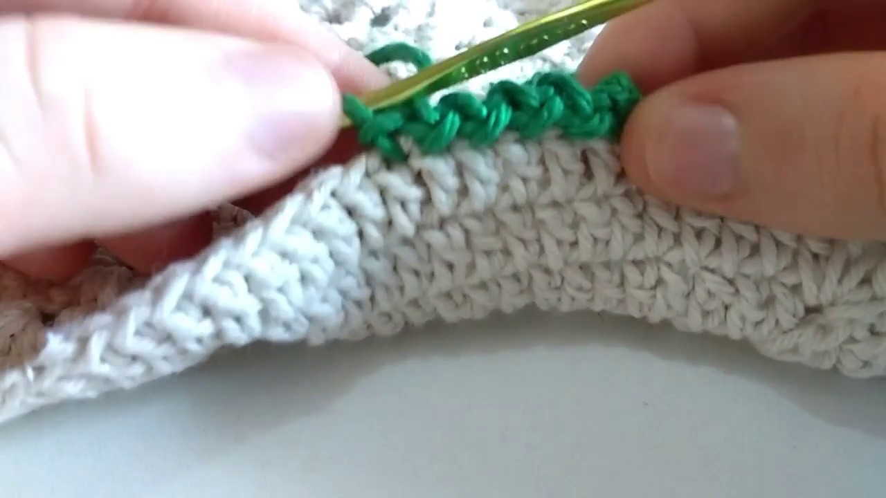 Pap de crochê | Ponto de acabamento ZigZag | Sol Ensinando Crochê
