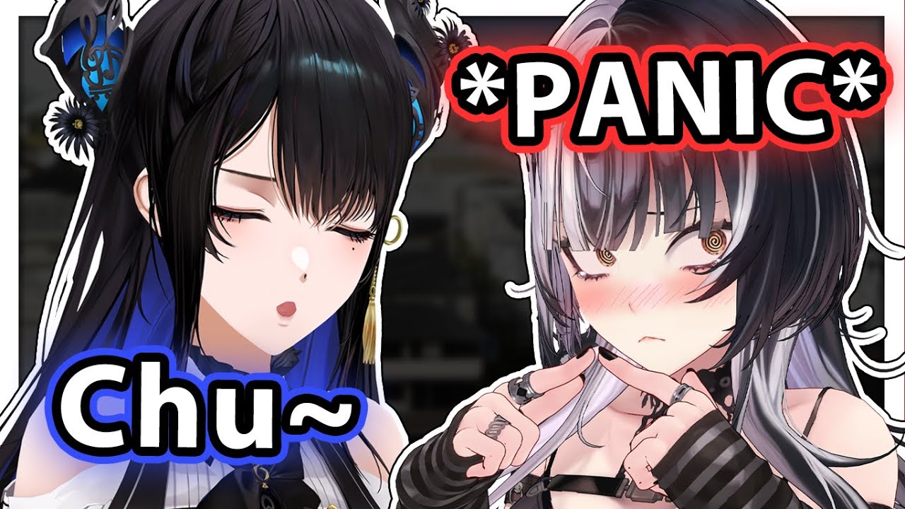 Shiori Got Flustered After Getting An Indirect Kiss from Nerissa【Hololive】