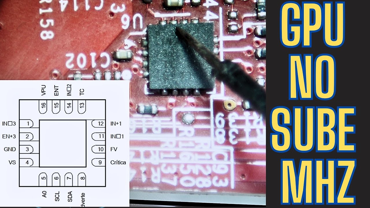 ¡GPU NO SUBE FRECUENCIA! IC QUE MONITORIZA LA TENSIÓN. Y DE PASO UNA WATARA.