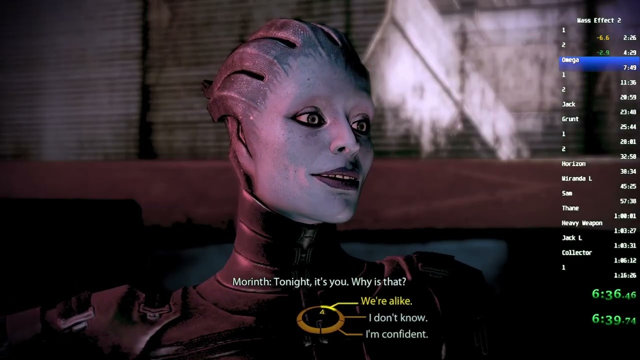 Mass Effect 2 NG+ All missions speedrun 2:30:34