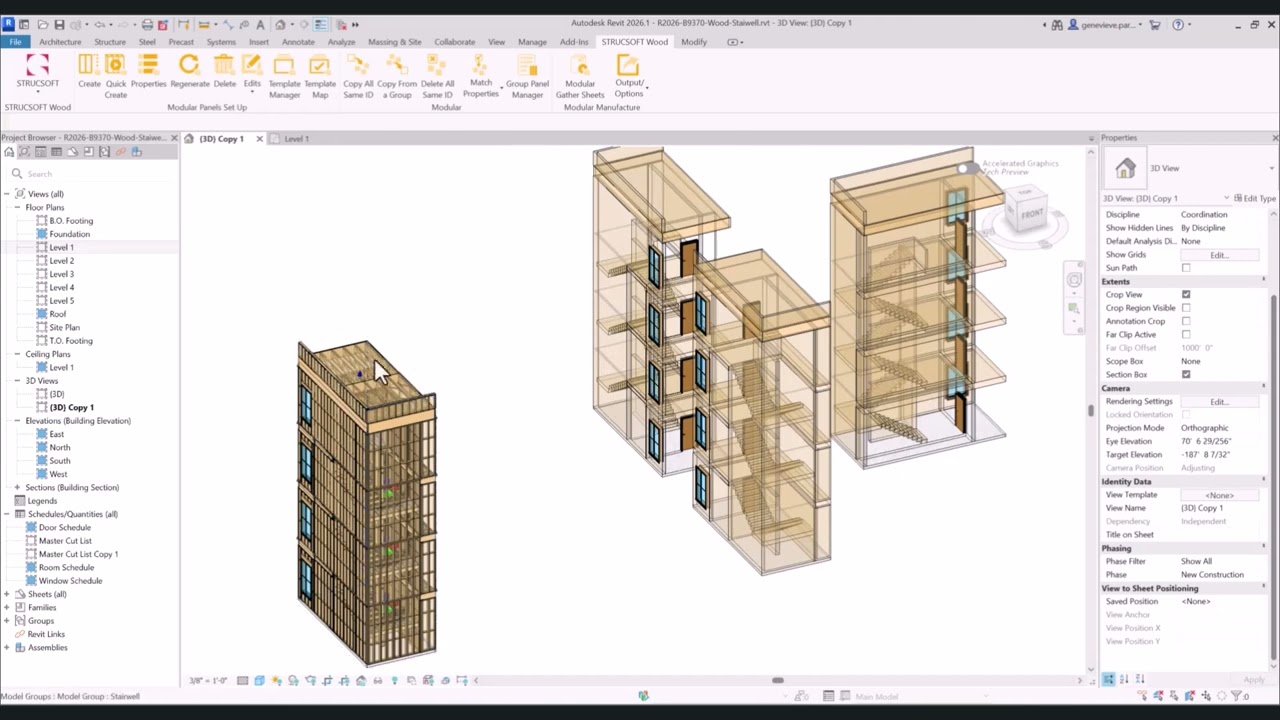 Automate Stairwell Framing in Revit