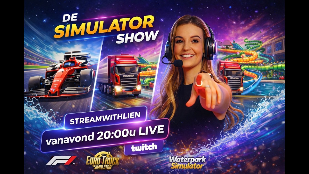 LIVE: De Simulator Show met drie Simulator games vanavond!🧡