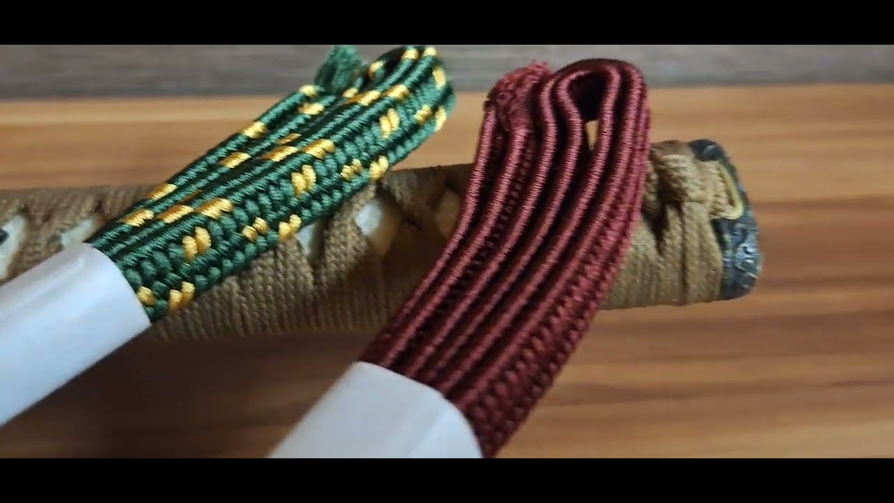 Japanische Sageo Shigeuchi von Samuraischwert.kaufen aka. der Shogun fürs Kobuse Katana - Saya Style