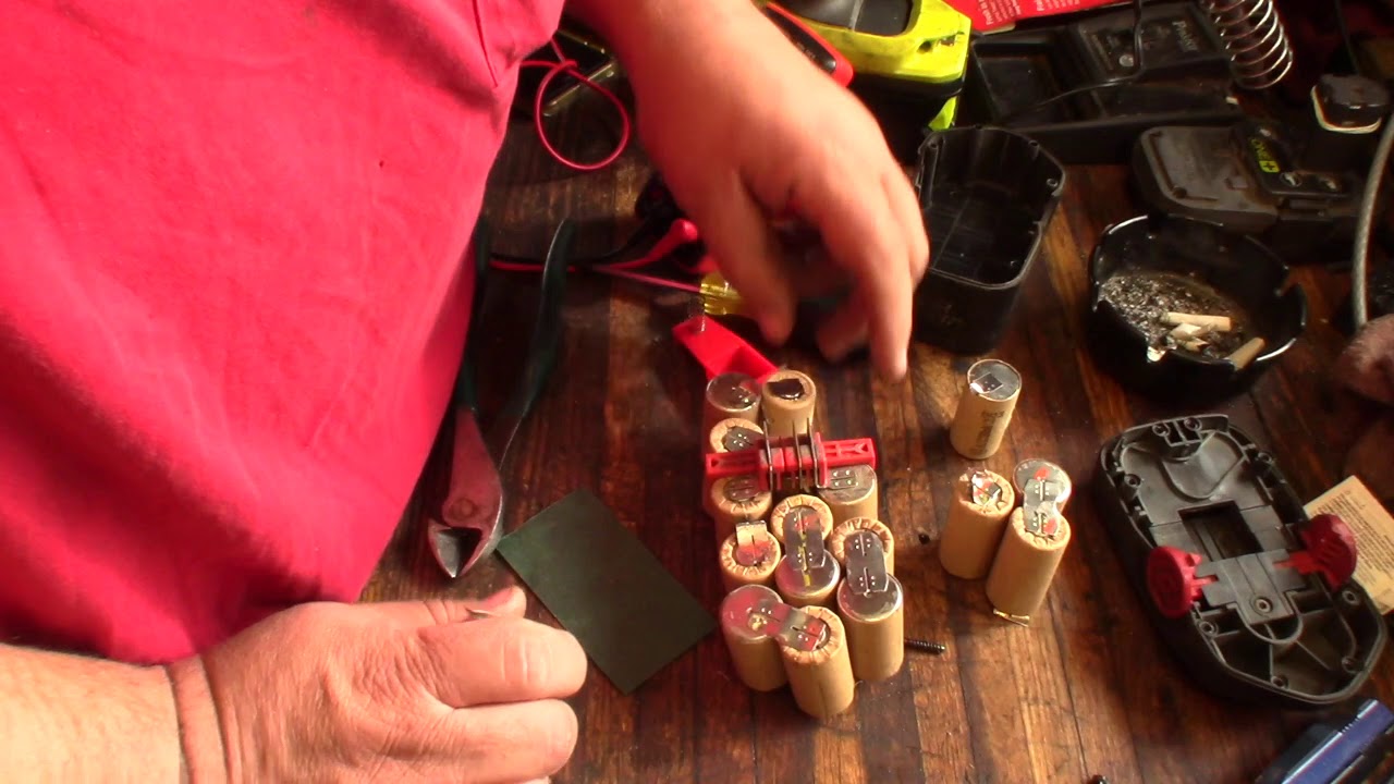 Rebuilding Snap-On 18V NiCad Battery with Harbor Freight Drill Master Battery