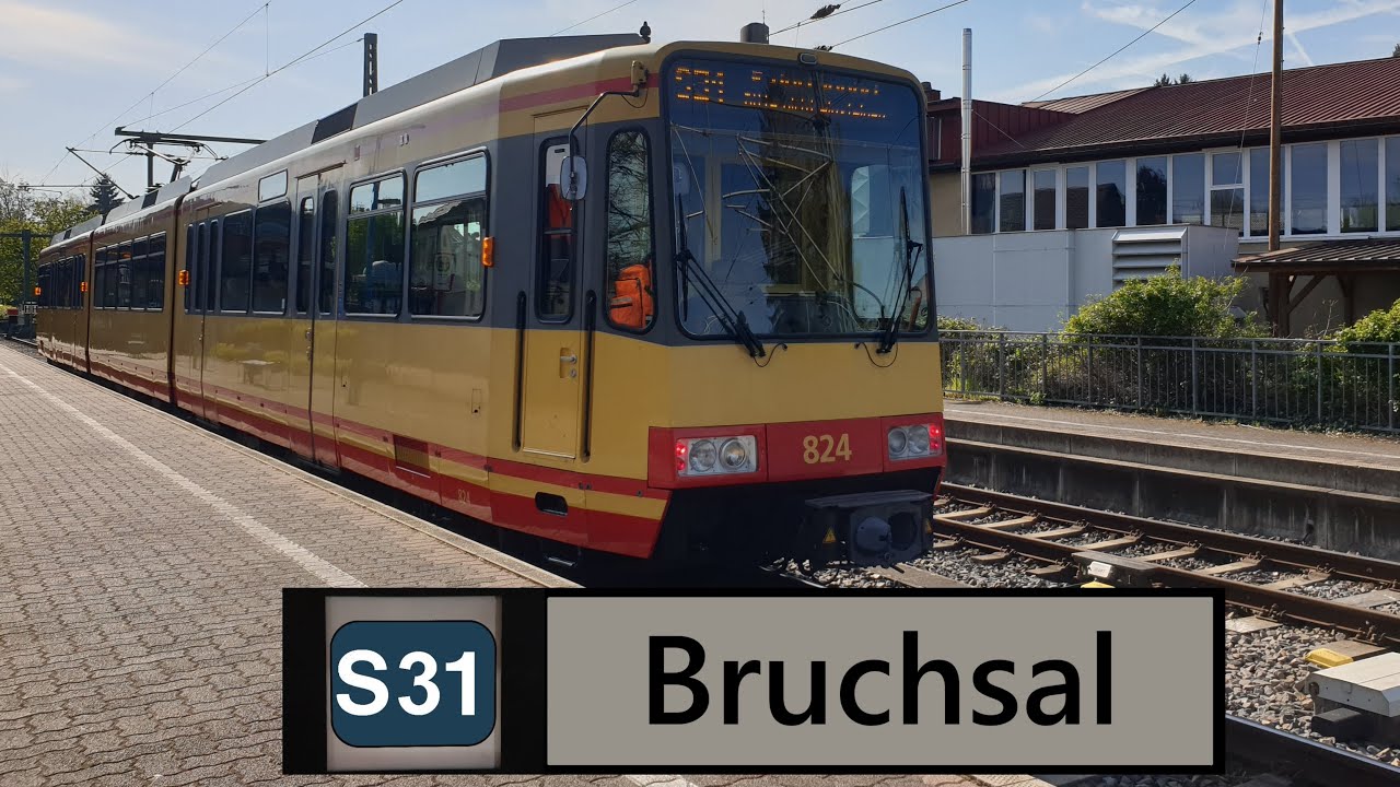 AVG Führerstandsmitfahrt S31 Odenheim - Bruchsal