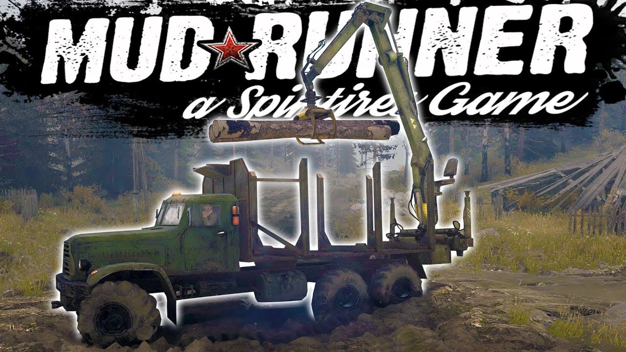 Spintires Mudrunner - Loading The Logs! - Spintires Challenge Mode - Spintires Mudrunner Gameplay