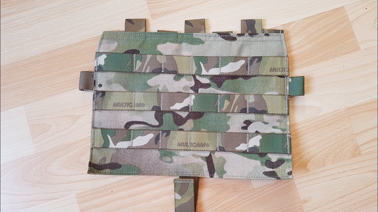 Crye Precision Front Panel AVS Detachable Molle Flap, Multicam
