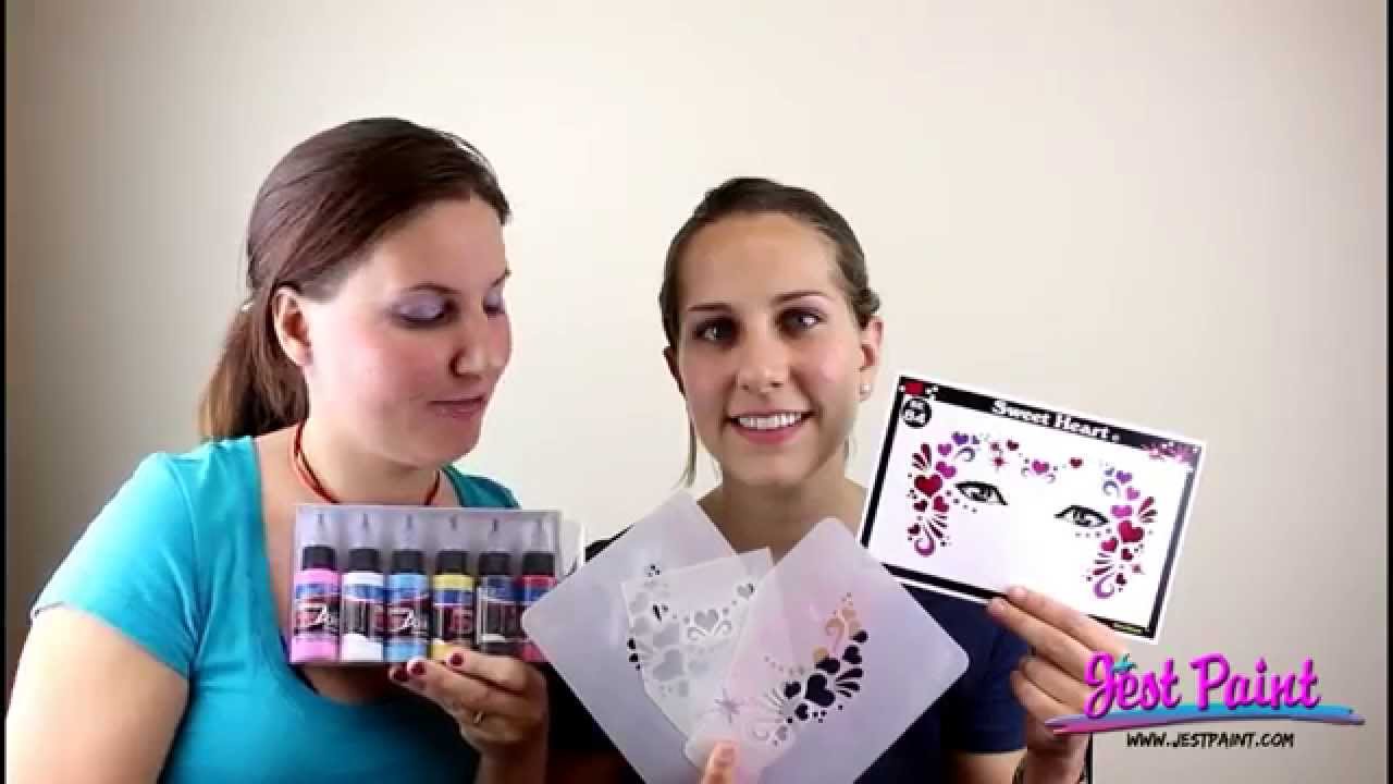 ProAiir and Stencil Eyes Face Painting Demo / Review