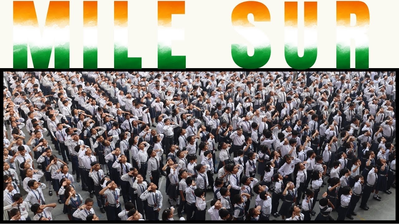 Mile Sur Mera Tumhara Cover Song #annualfunction #video #song #mtmhss #milesurmeratumhara