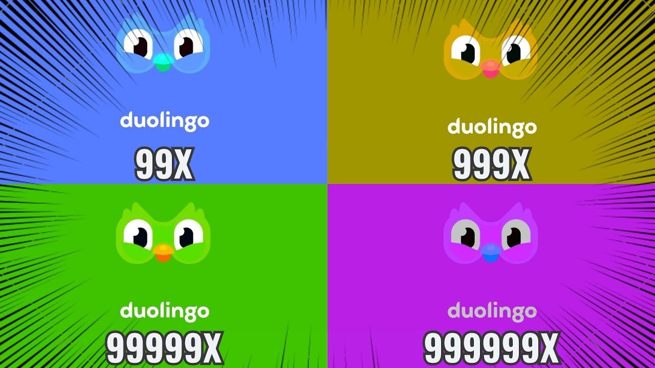 Duolingo Logo Intro Getting 999999X Speed Part 2