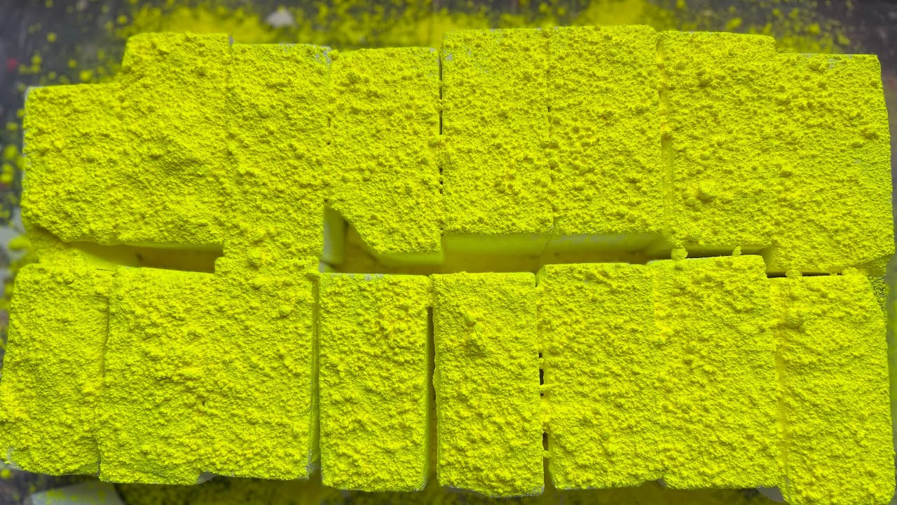 Neon Pigment Powder & Fresh Gymchalk | ASMR 