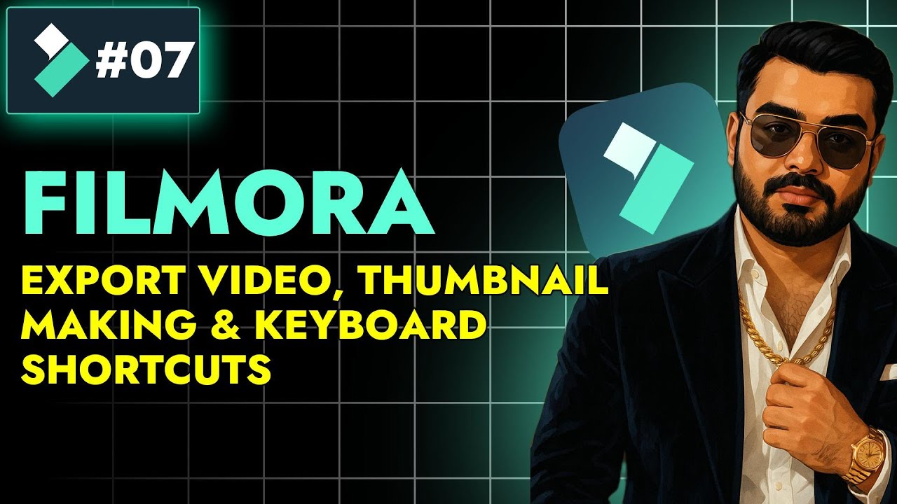 FILMORA 14 | HOW TO EXPORT, MAKE THUMBNAILS, KEYBOARD SHORTCUTS & MORE | FILMORA COURSE EP 07