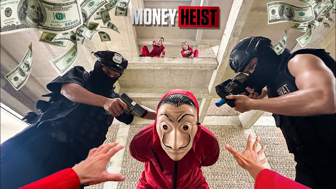 MONEY HEIST vs POLICE (BELLA CIAO REMIX) 12 || Epic Parkour POV Chase (Highnoy)