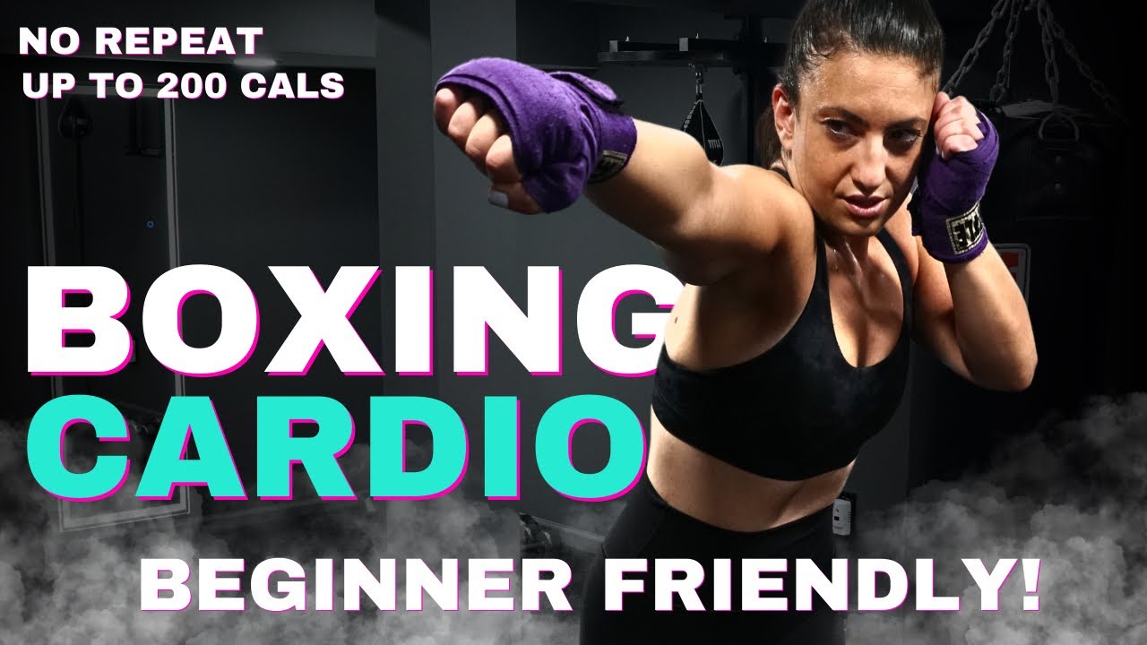 For Beginners! SHADOW BOXING CARDIO WORKOUT (No Repeat) At Home // SYLVIA NASSER