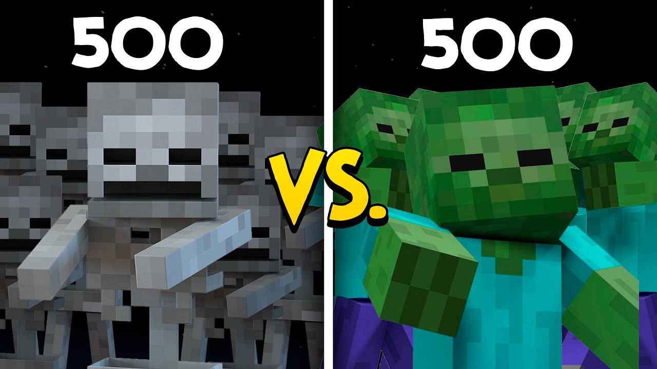 500 ZOMBIA vs. 500 SKELETONIA