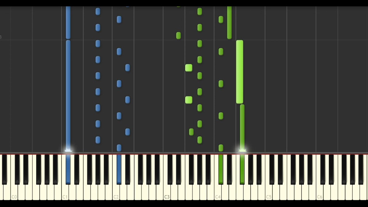 Yann Tiersen - Kerdrall (Synthesia Tutorial)