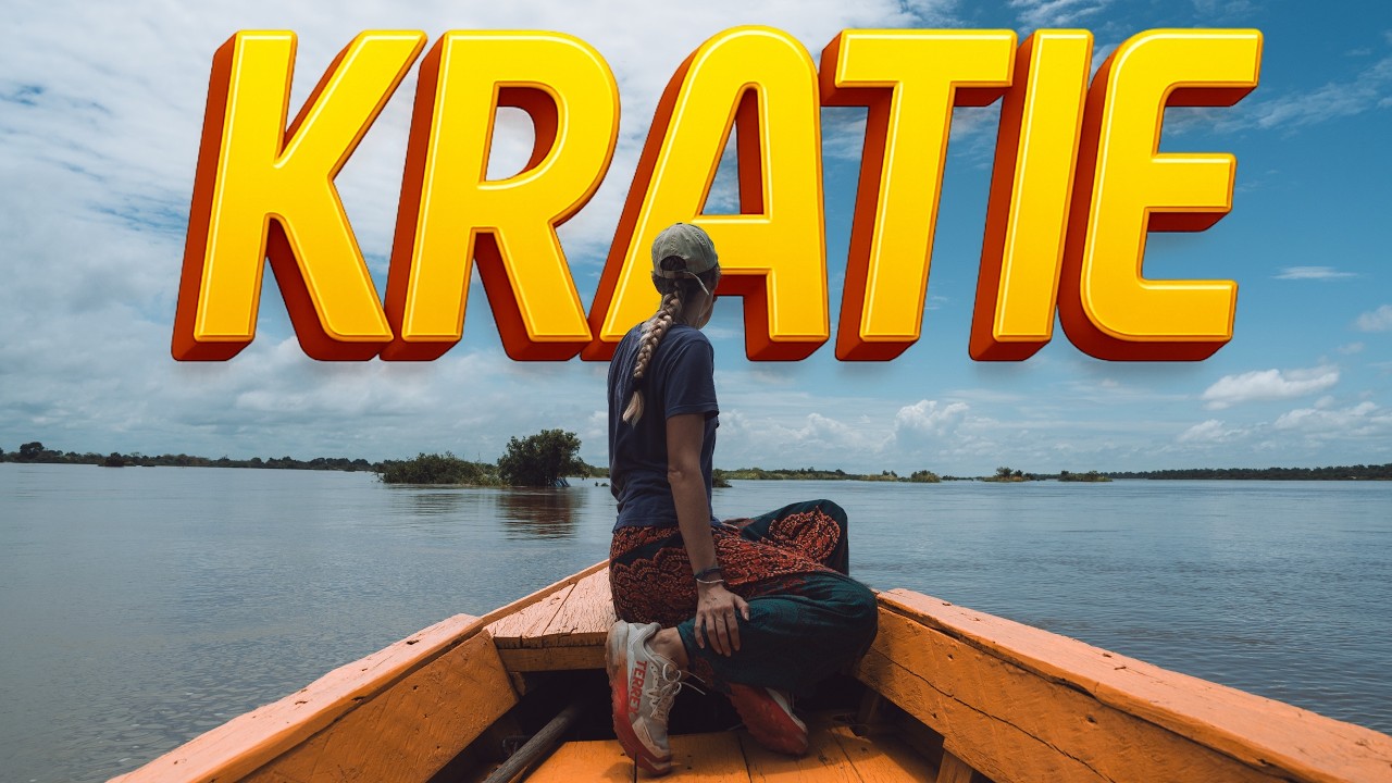 Vlog #90  🇰🇭 CAMBODGE : Kratie, Balade sur le M&eacute;kong et dauphins d&rsquo;Irrawaddy