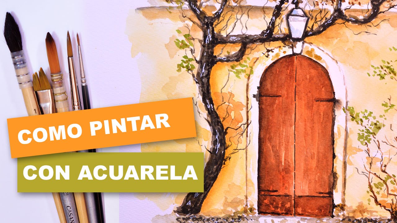 Como pintar facil con acuarela