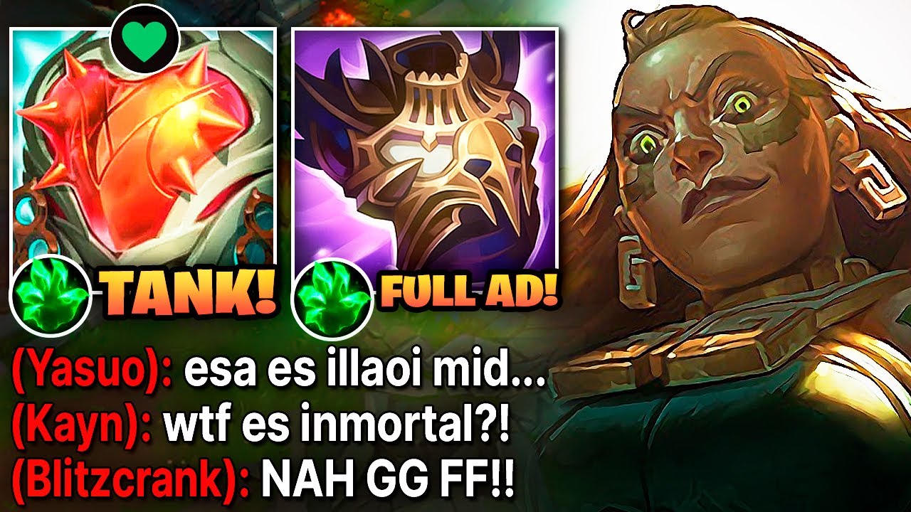 Illaoi pero la Q quita el 100% de vida con esta build de escalado infinito