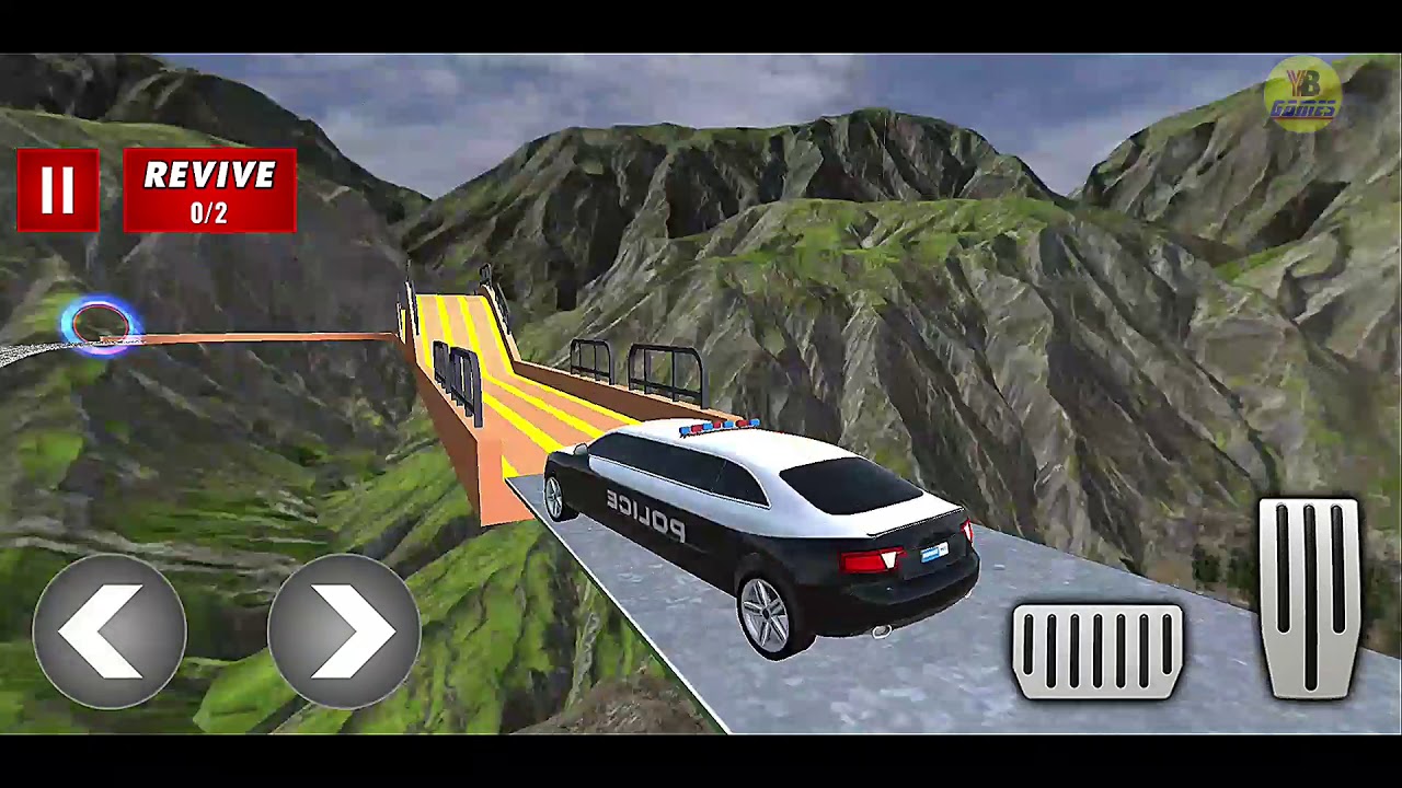 Police Limo Car Stunts GT Racing: Ramp Car Stunts - Android Gameplay (Full HDR)