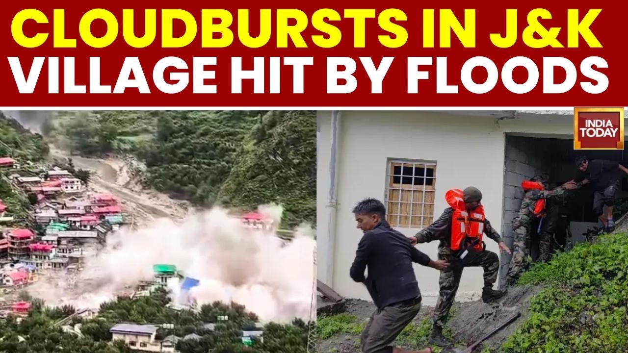 Cloudbursts Trigger: Flash Floods In J&K&rsquo;s Surankote | Army, Police Lead Rescue Operations